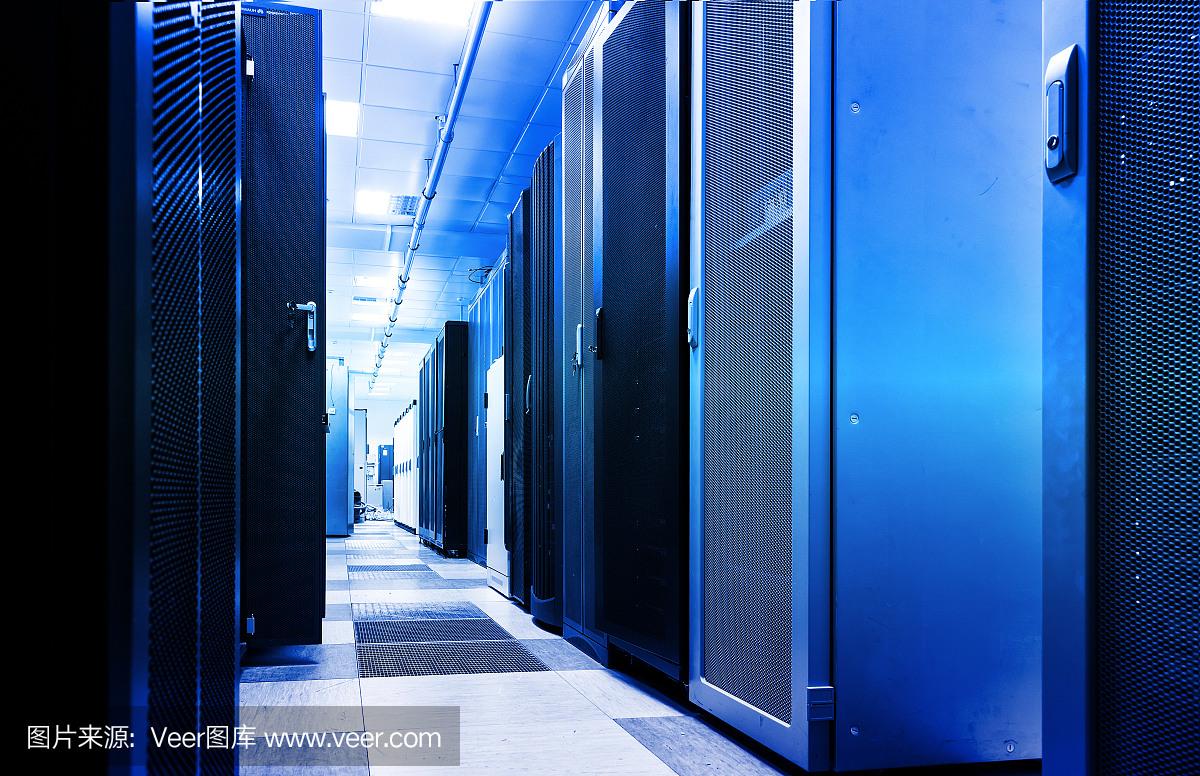 機架服務器機柜,數(shù)字復合運動模糊3d渲染